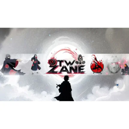 OTW ZANE YouTube Banner – Naruto Akatsuki Fan Art Channel Header
